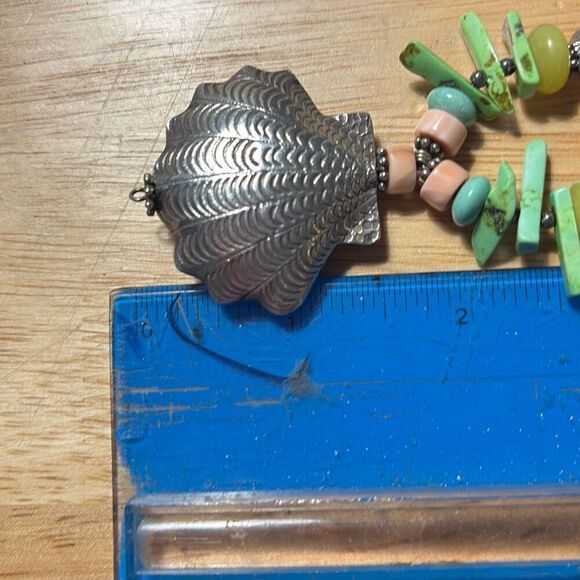 Necklace, Shell Necklace, Beach Colors, 18”-21” Adjustable, Handmade - Picture 10 of 10